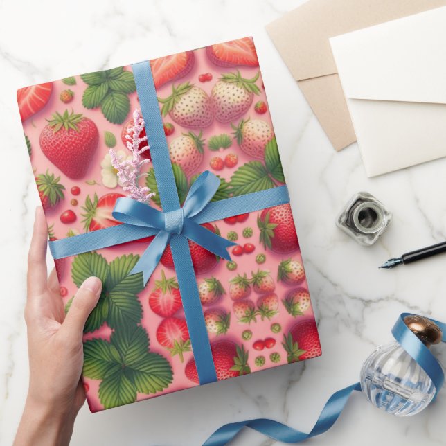 Strawberry Wrapping Paper (Gifting)