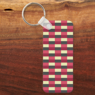 Strawberry yogurt ice cream with choco sprinkles key ring