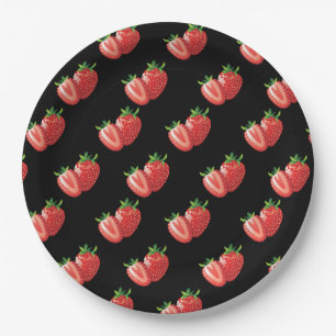 Strawberrys Paper Plate