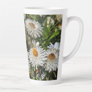 Strawflowers Latte Mug