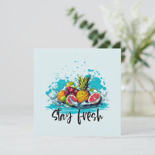 Stray Fresh - Summer - Watercolor Tropical Fruits