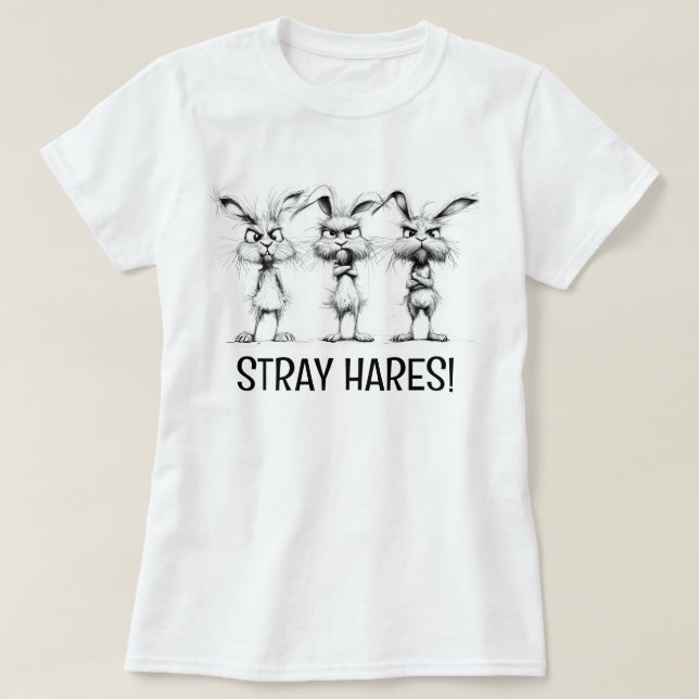 Stray Hares T-Shirt (Design Front)