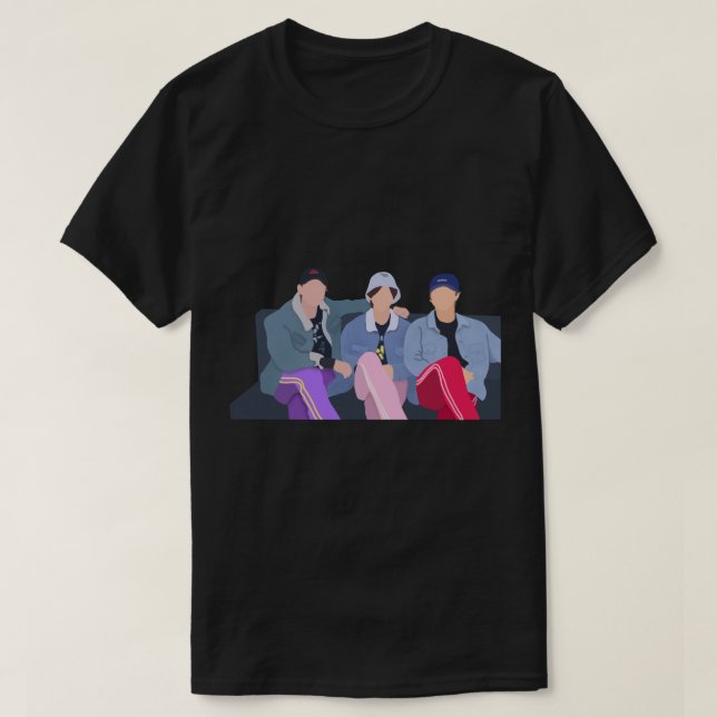 Stray Kids 3racha Chan’s Room 100th Episode  Stick T-Shirt (Design Front)