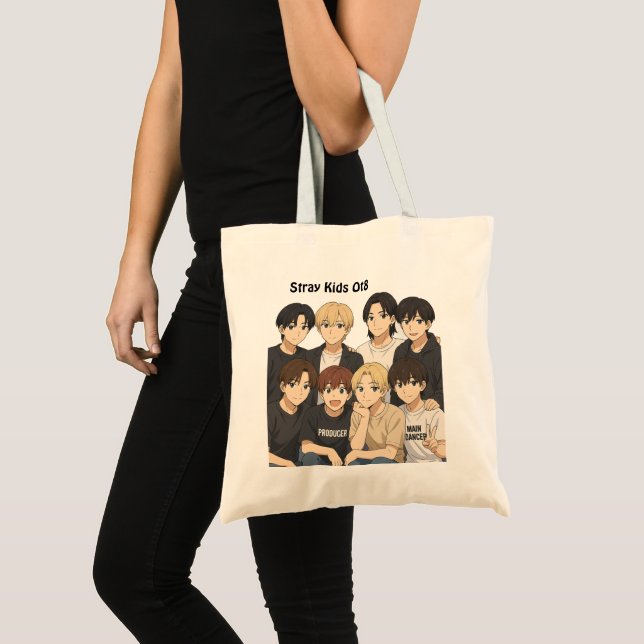Stray Kids Anime Graphic  Tote Bag (Front (Product))
