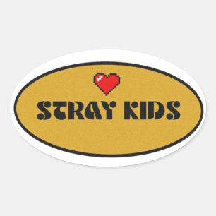 Stray Kids [stickers] Oval Sticker