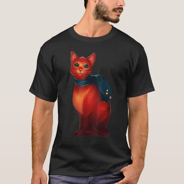 Strays Cat Game Video Gamer   Cats Game T-Shirt (Front)