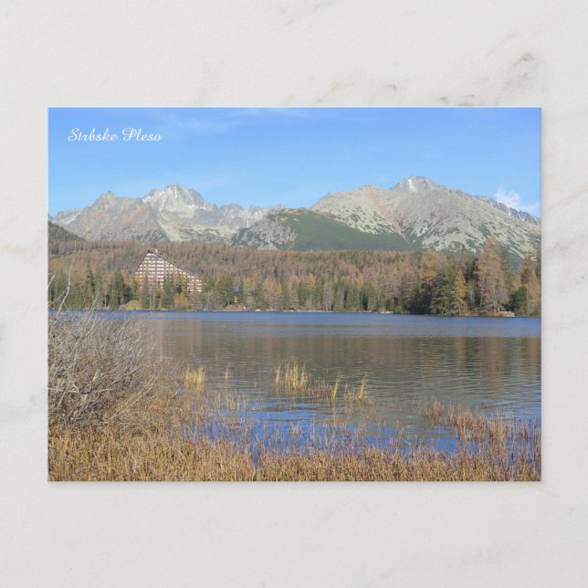 Strbske Pleso Holiday Postcard (Front)