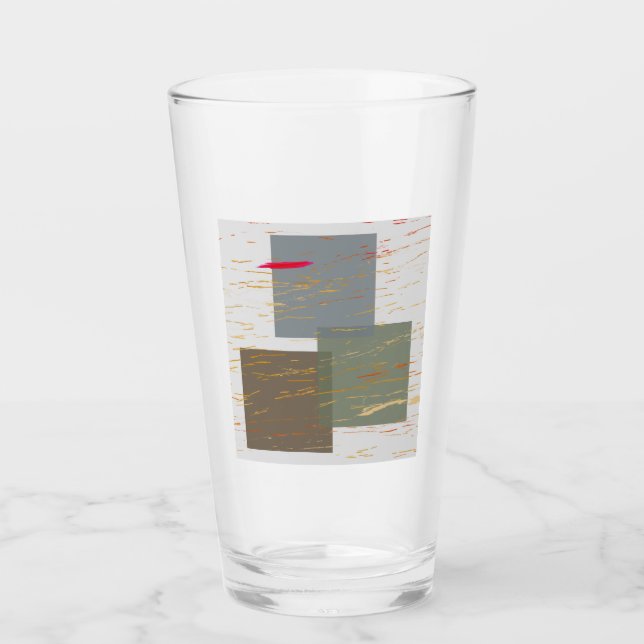 Streak Squares Glass (Front)