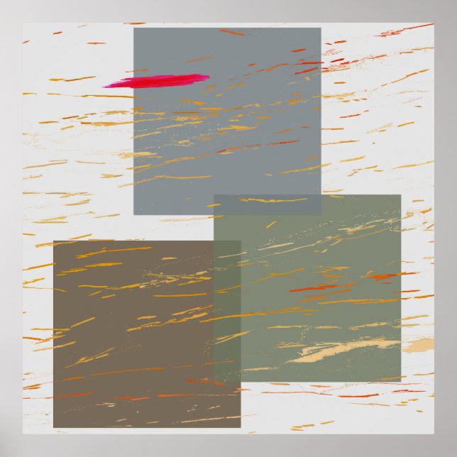 Streak Squares Poster (Front)