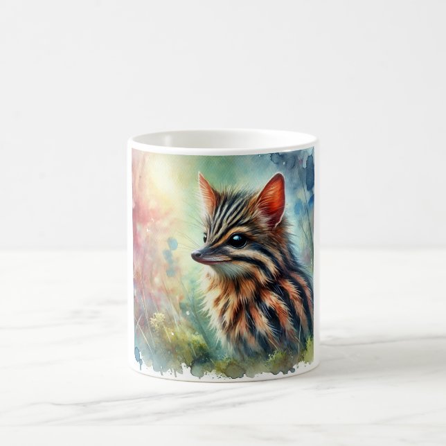 Streaked Xenops 050824AREF142 - Watercolor Coffee Mug (Center)