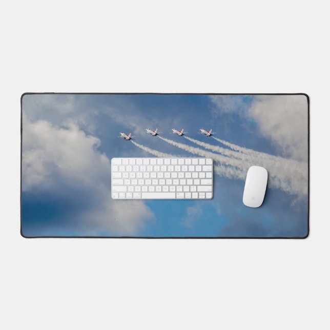 Streaking Away Desk Mat (Keyboard & Mouse)