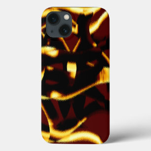 Streaks burnt yellow looks terry or flawed spray iPhone 13 case