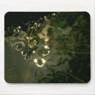 STREAM, INSECT AND SUNLIGHT AT PLAY MOUSE PAD