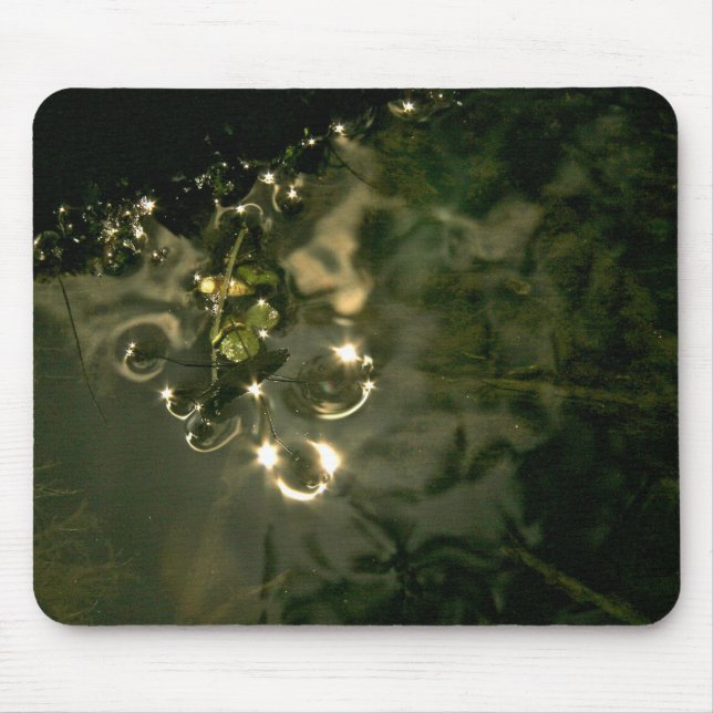 STREAM, INSECT AND SUNLIGHT AT PLAY MOUSE PAD (Front)