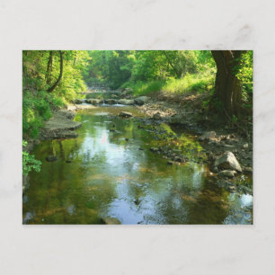 stream near duck hollow postcard