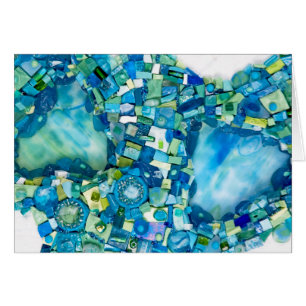 Stream of Life Mixed Media Mosaic