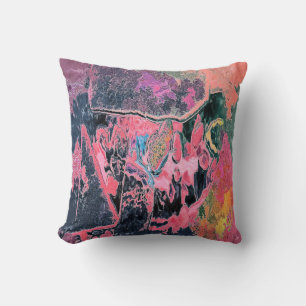 STREAM WATER ABSTRACT CUSHION