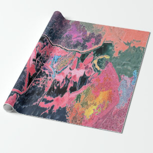 STREAM WATER  WRAPPING PAPER