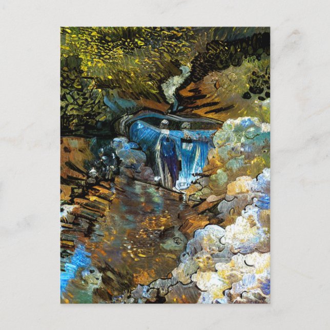 STREAM WATERFALL POSTCARD (Front)