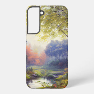 stream/woods/painting samsung galaxy case