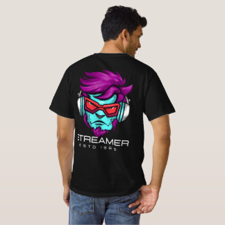 Streamer Head printed man's T-Shirt
