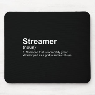 Streamer Live Steam Definition Mouse Pad