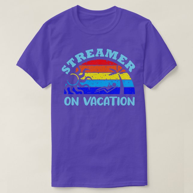 Streamer Of Vacation T-Shirt (Design Front)