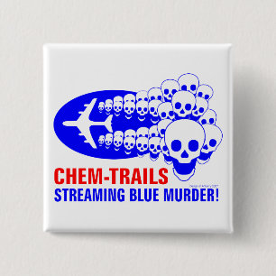 Streaming Blue 15 Cm Square Badge
