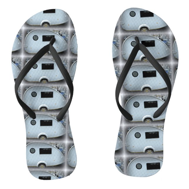 Streamlined teardrop trailer gypsy caravan thongs (Footbed)