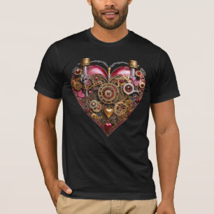 Streampunk Heart Ruby Valentine T-Shirt