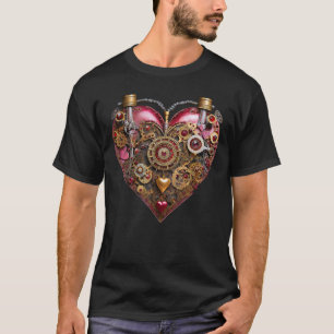 Streampunk Heart Ruby Valentine T-Shirt