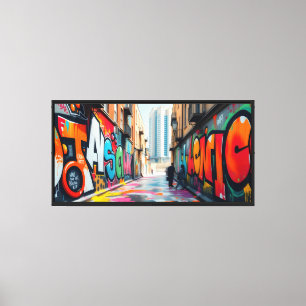 Street art - canvas print