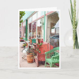 STREET ART "COUNTRY MARKET" PHOTOG GREETING CARD