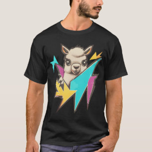 Street Art Graffiti Thunder Lama T-Shirt
