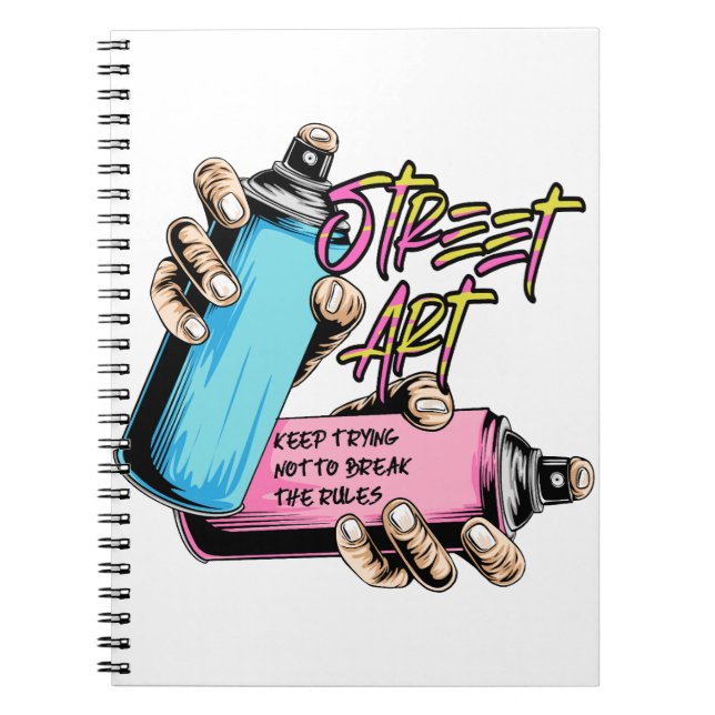 Street Art Graffiti Urban  Notebook (Front)