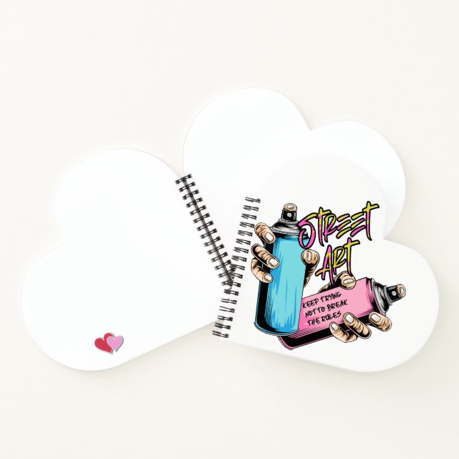 Street Art Graffiti Urban  Notebook (Inside)