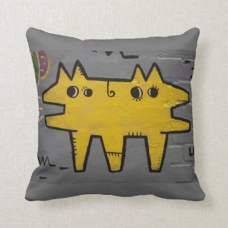 Street art / grafitti throw pillow