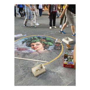 Street Art in Florence, Italy Photo Print
