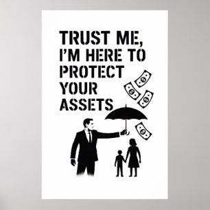 Street Art Insurance Poster – Modern Financial Pro