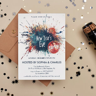 Street Art New Year's Eve Party Invitation