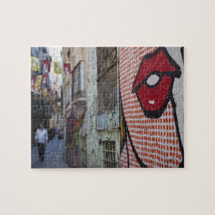 Street art on Calle de la Libertad street Jigsaw Puzzle