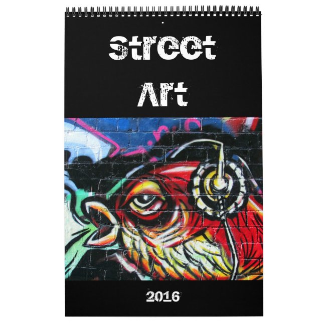 street art photography 2016 calendar (Cover)
