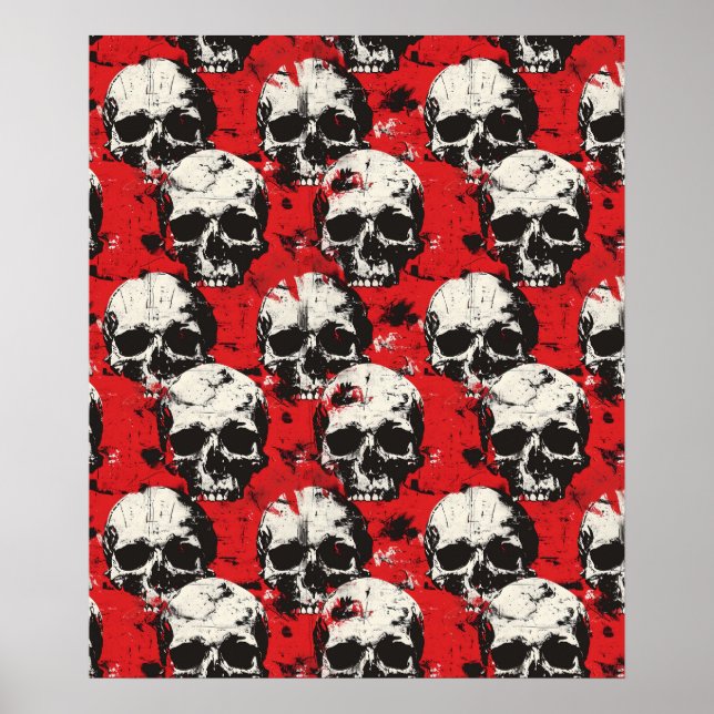 Street Art Skull Poster Design A10 (Front)