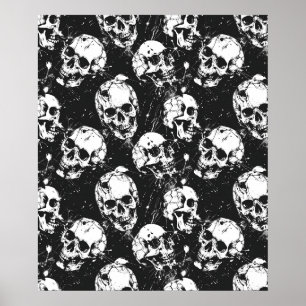 Street Art Skull Poster Design A26