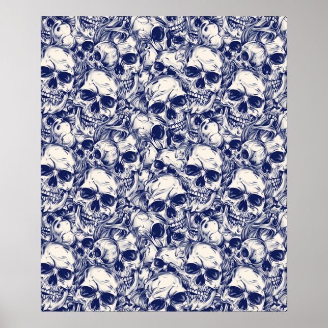 Street Art Skull Poster Design A27 (Front)