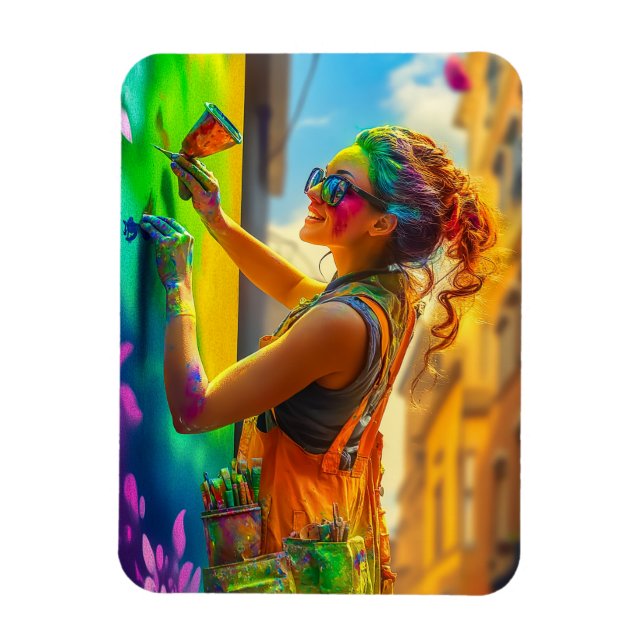 Street Artist Magnet (Vertical)