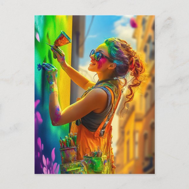 Street Artist Postcard (Front)