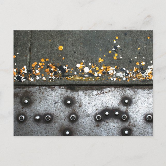 Street Braile Postcard (Front)