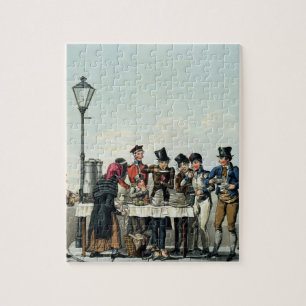 Street Breakfast engraved by G.Hunt, 1825 (engravi Jigsaw Puzzle