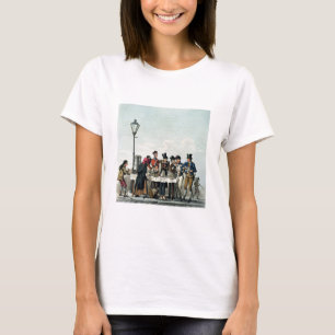 Street Breakfast engraved by G.Hunt, 1825 (engravi T-Shirt
